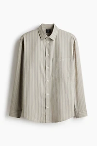 Loose-Fit Poplin Shirt