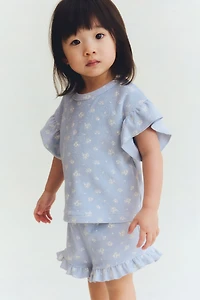 2-Piece Printed Terry Set