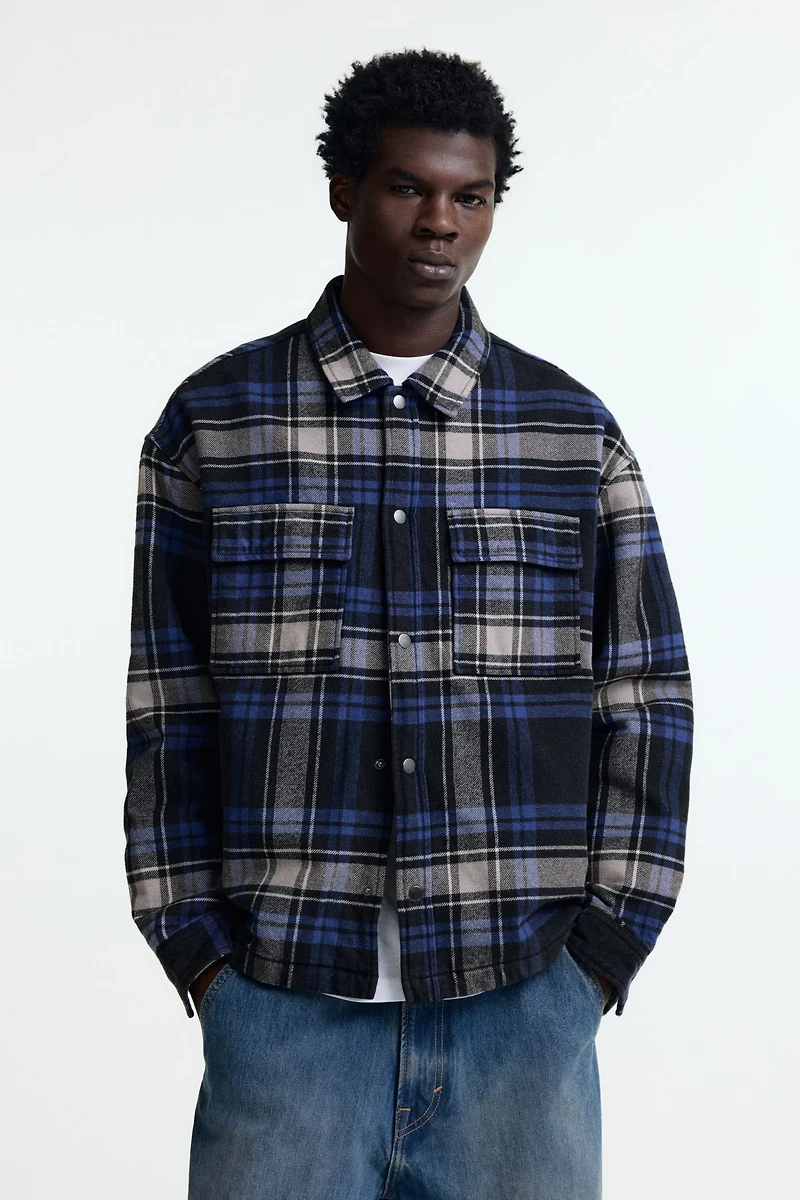 Oversized Flannel Overshirt