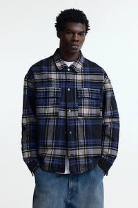 Oversized Flannel Overshirt