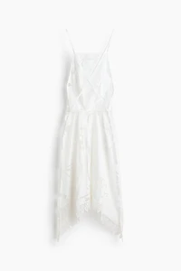 Cotton Dress with Eyelet Embroidery