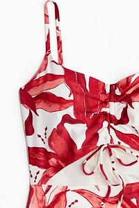 Padded-Cup Cutout Swimsuit