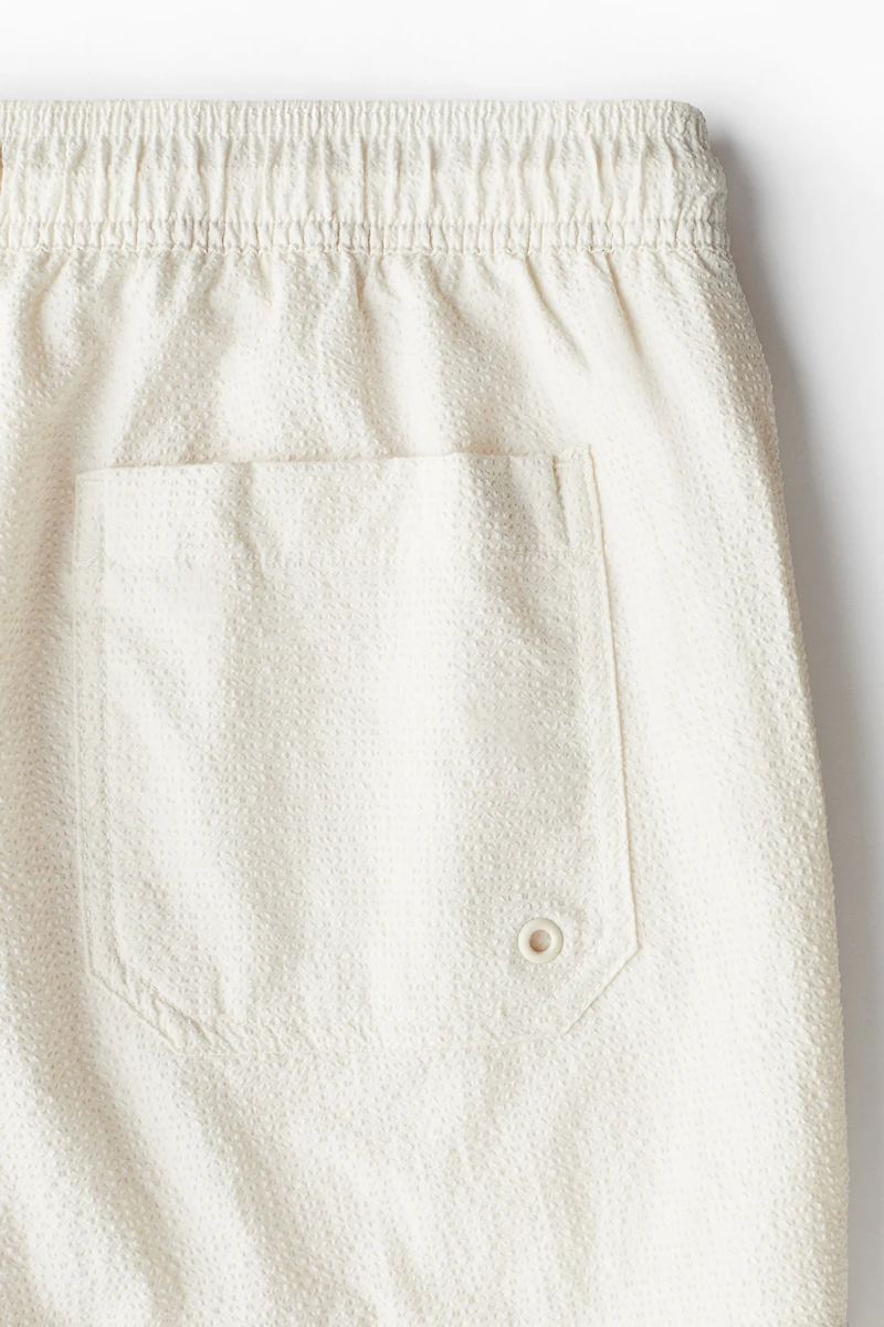 Seersucker Swim Shorts