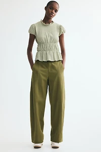 Puff-Sleeved Blouse