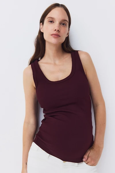 MAMA Ribbed Tank Top