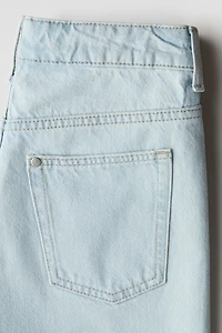 Loose-Fit Denim Shorts