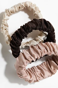3-Pack Silk Scrunchies