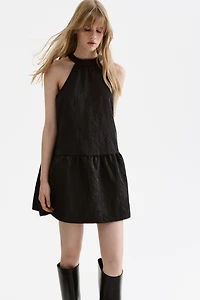 Jacquard-Weave Dress