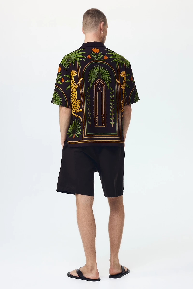 Relaxed-Fit Printed Resort Shirt