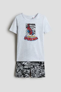 Pyjama confortable en coton avec un motif imprimé