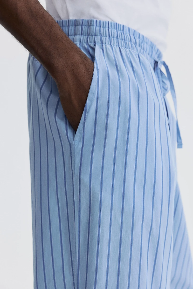 Relaxed-Fit Poplin Pants
