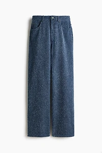 Bouclé Bootcut High Waist Jeans