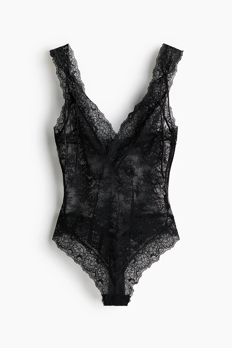 Plunge Lace Bodysuit