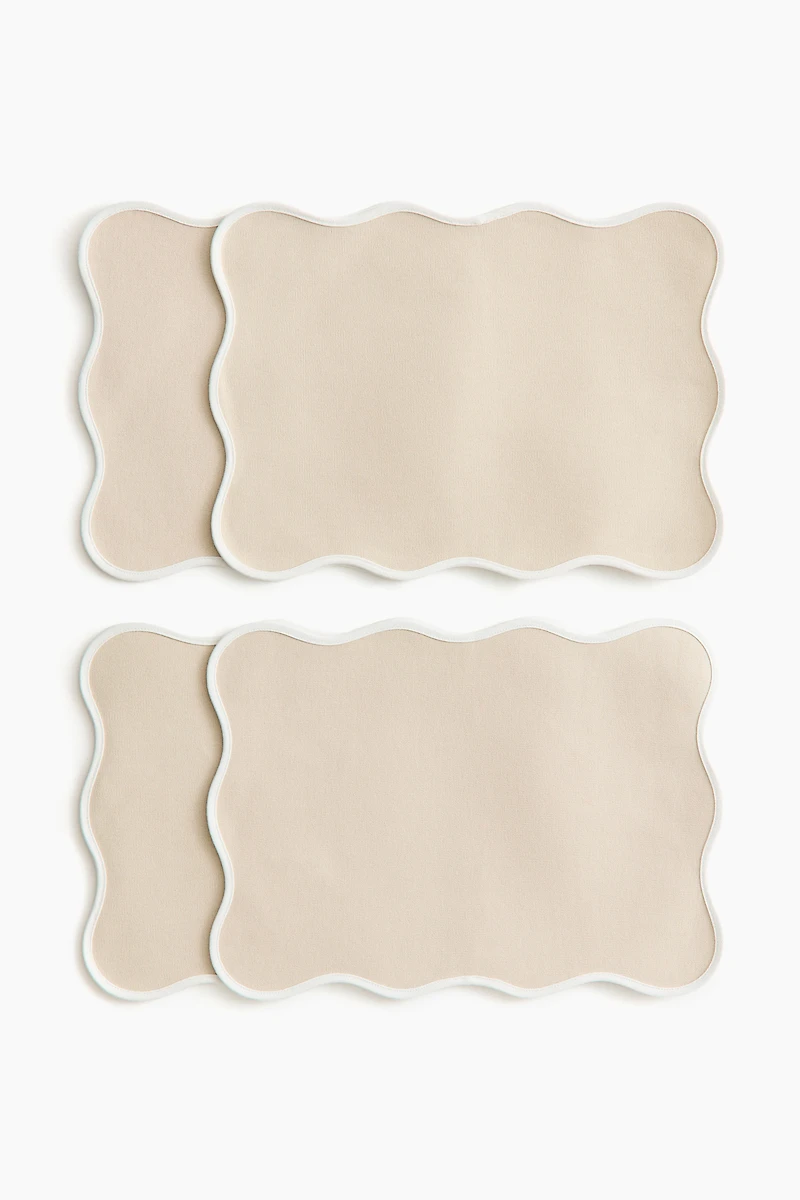 4-Pack Water-Repellent Placemats