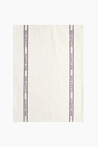 Linen-Blend Tea Towel