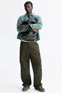 Relaxed-Fit Cotton Cargo Pants