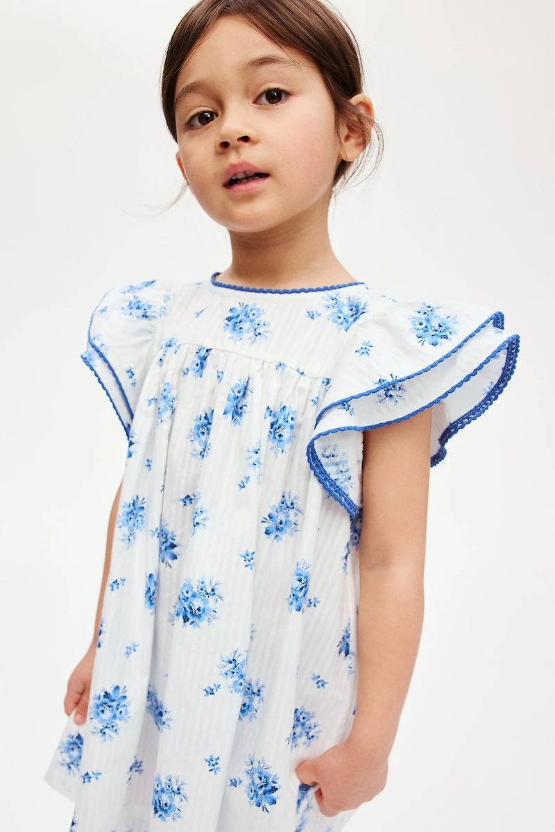 Cotton Seersucker Dress