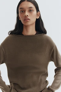 Off-the-Shoulder Sweater