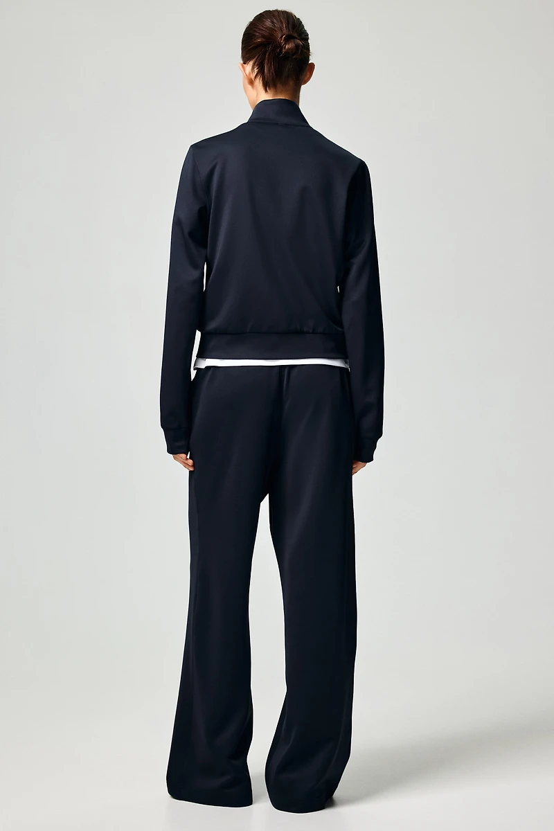 Crease-Front Pull-On Pants