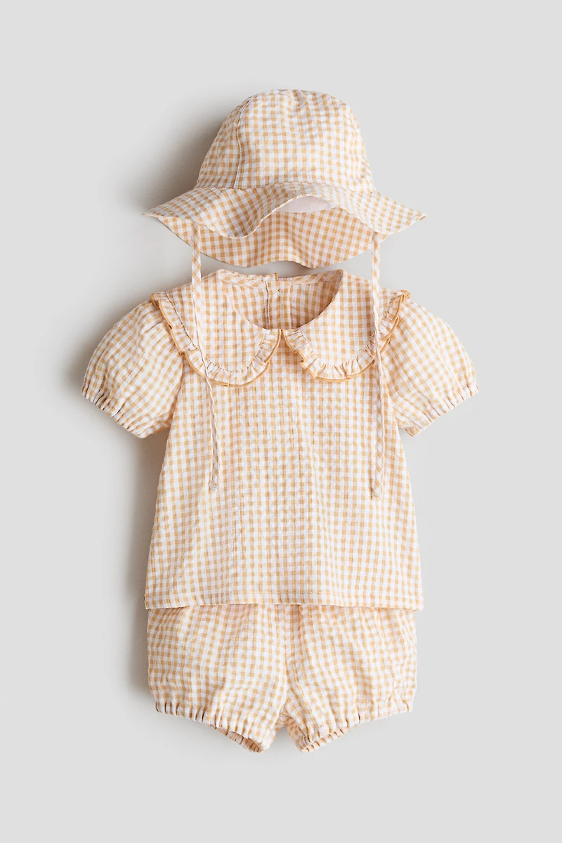 Ensemble 3 pièces en coton