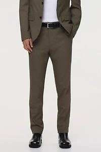Slim-Fit Suit Pants