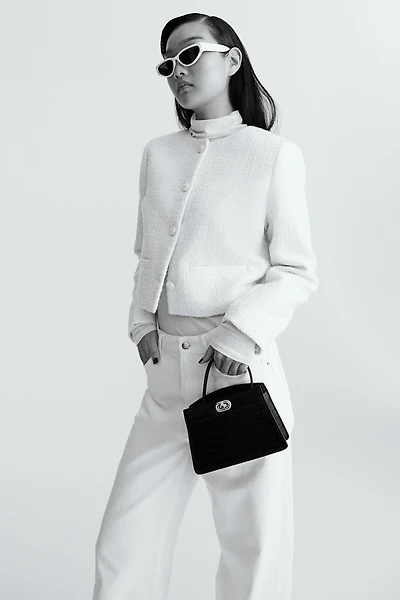 Bouclé-Weave Jacket