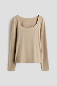 Warming Slim-Fit Long-Sleeved Top