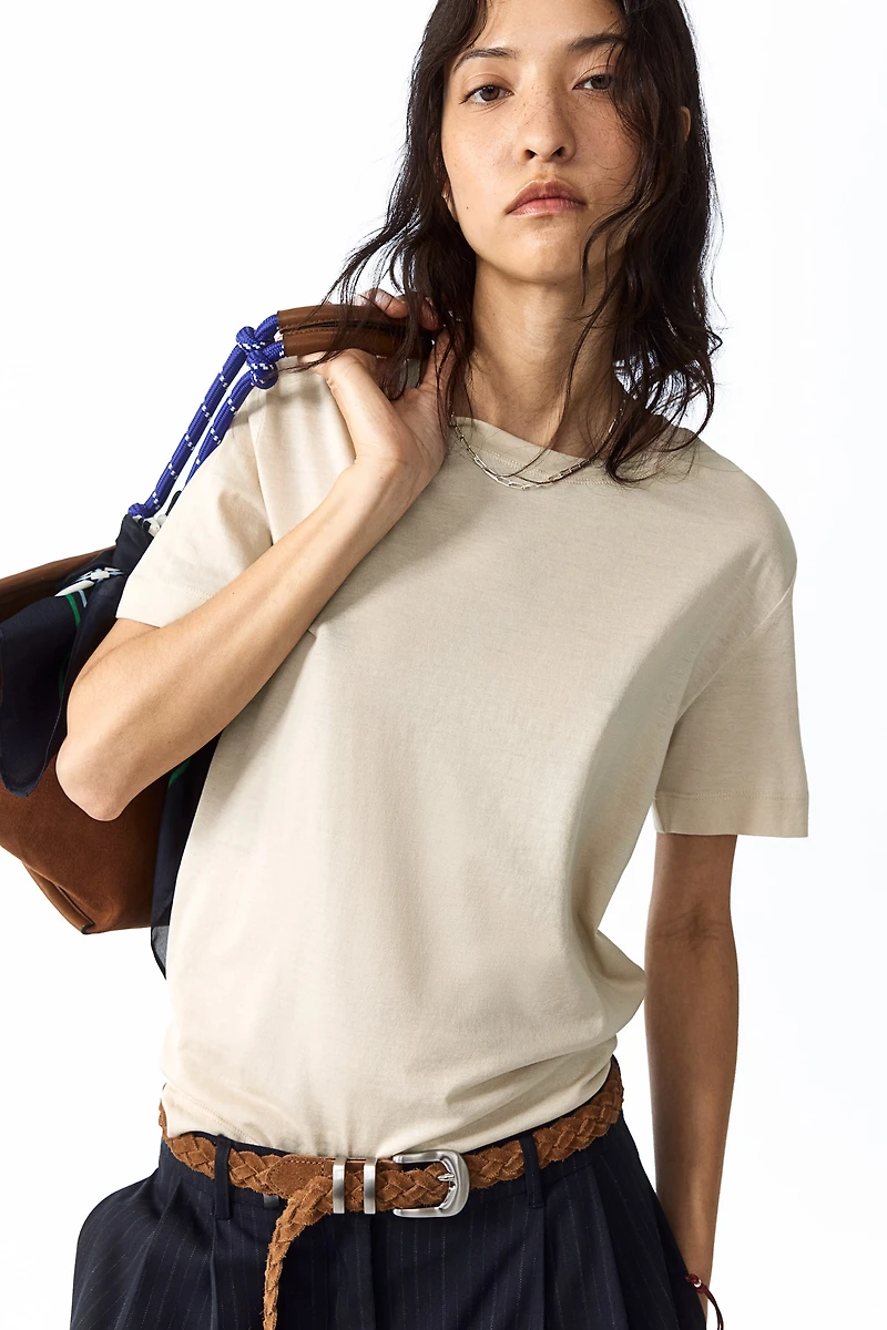Silk-Blend T-Shirt