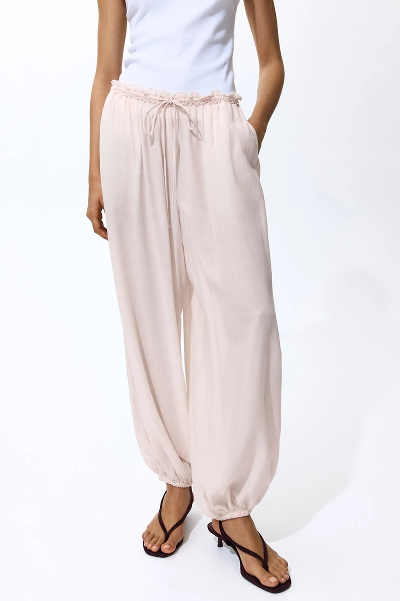 Balloon Pants with Drawstring