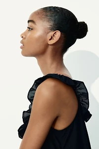 Ruffle-Trimmed Dress