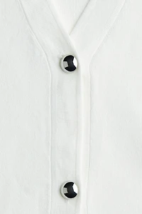 Robe à encolure en V