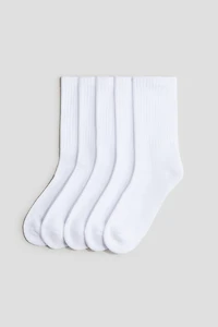 5-pack Ribbed Terry Socks
