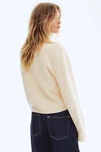 Off-the-Shoulder Cardigan