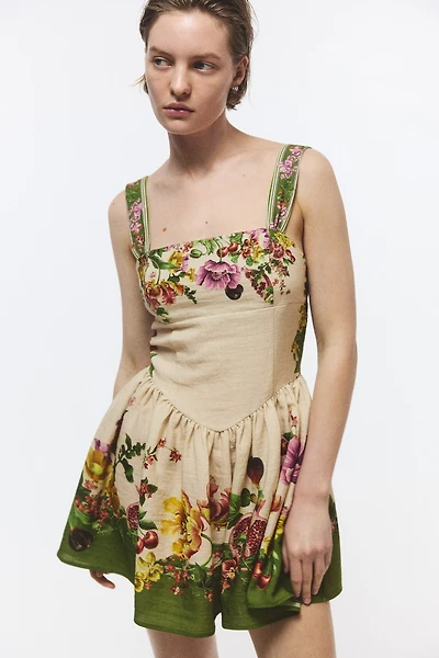 Dress with Flared Skirt