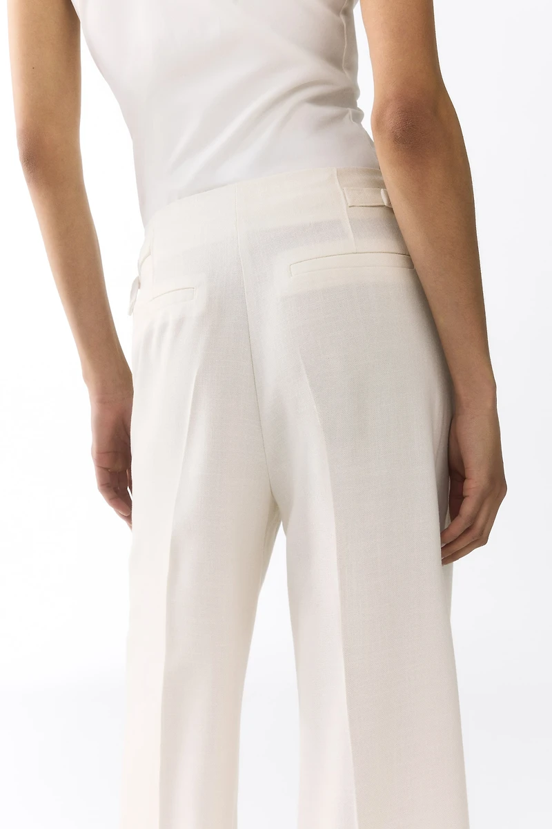 Wide-Leg Dress Pants