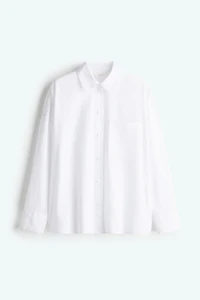 Oversized Linen-Blend Shirt