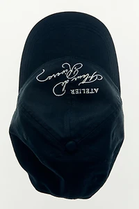 Embroidered-motif Twill Cap