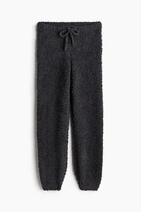 Pantalon de jogging en matière duveteuse
