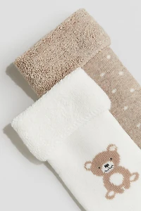 2-pack Terry Socks