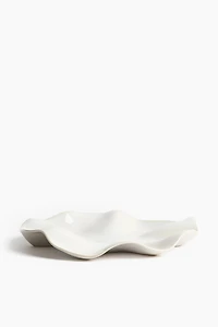 Sculptural Stoneware Serving Plate