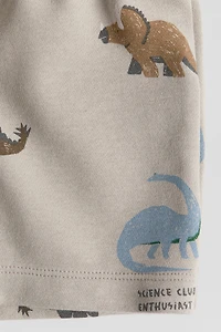 Short en molleton de coton