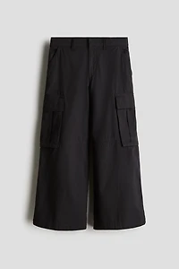 Wide-Leg Cargo Pants