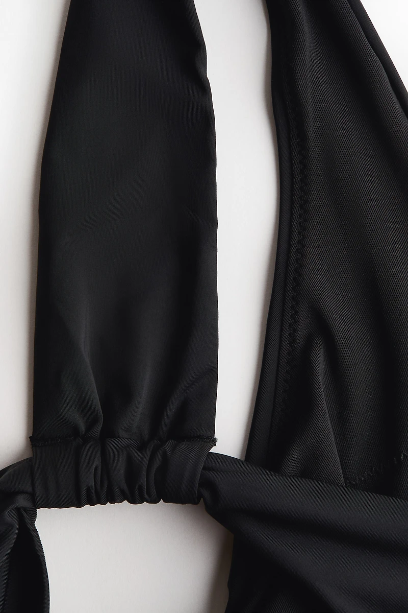 Padded-Cup One-Shoulder Swimsuit