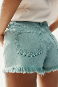 Frayed Denim Shorts