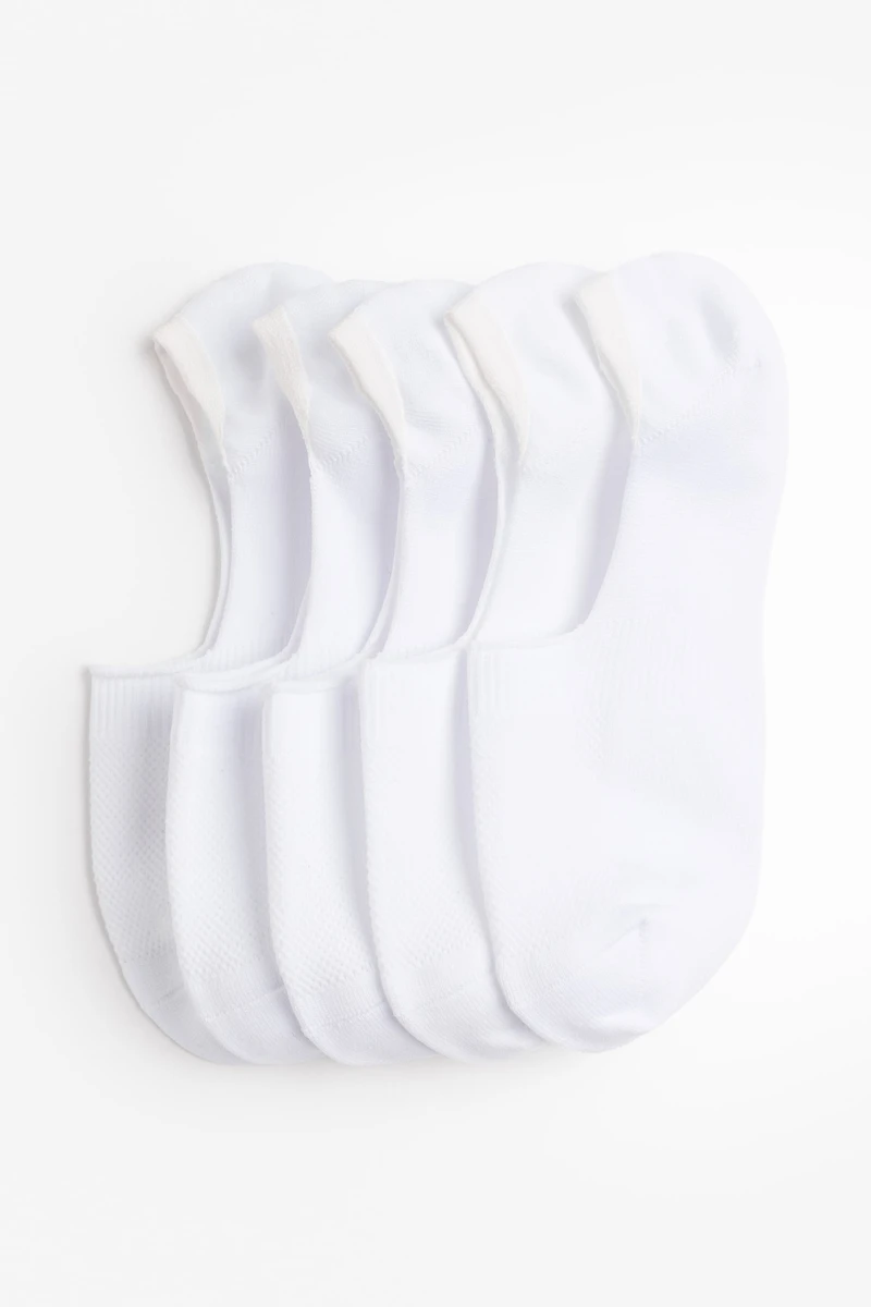 5-Pack No-Show Sports Socks with DryMove™