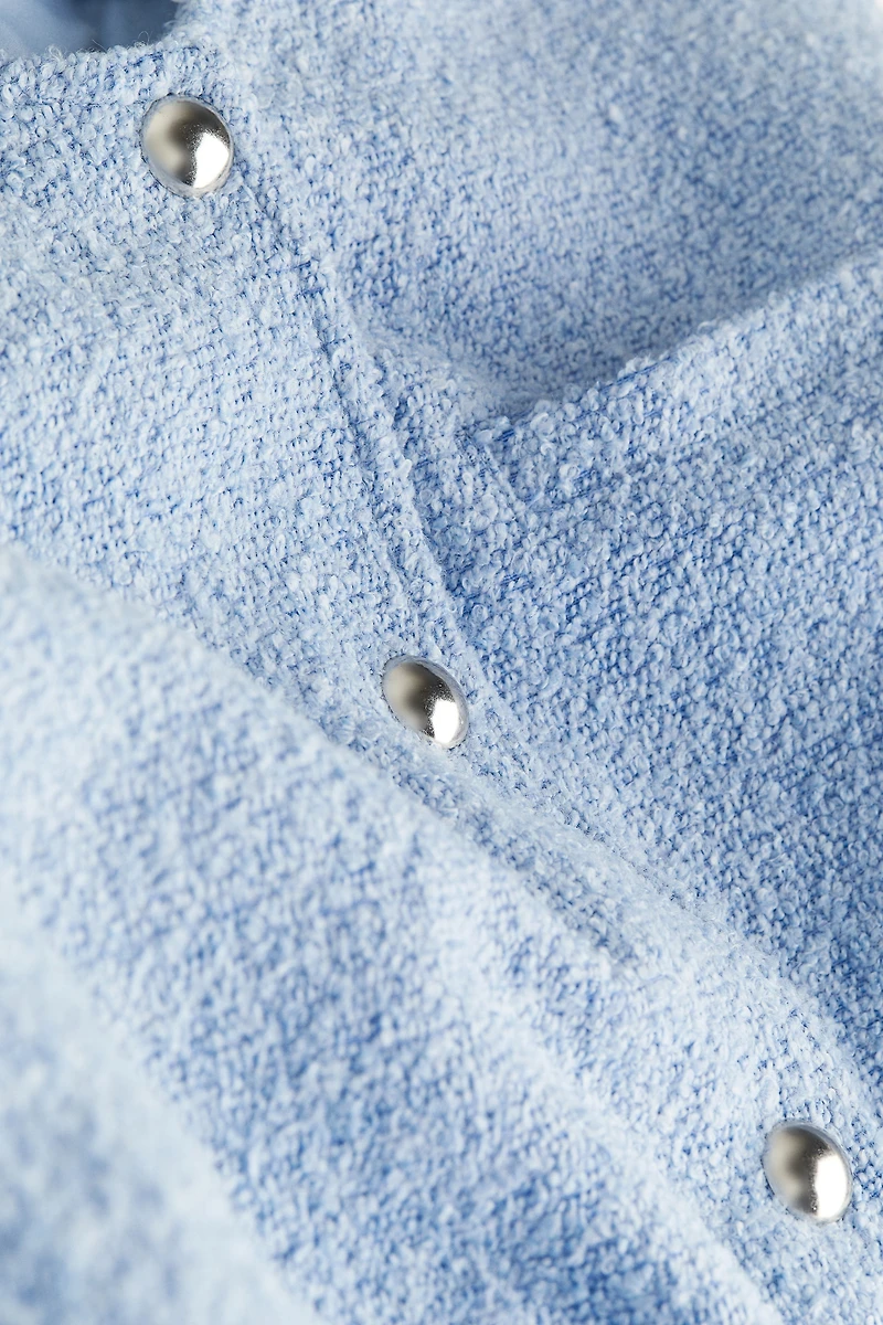 Oversized Button-front Jacket