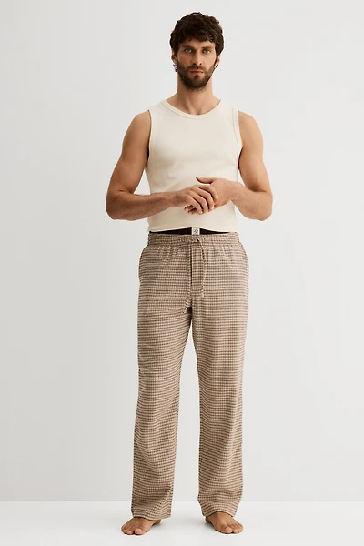 Relaxed-Fit Flannel Pants