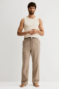 Relaxed-Fit Flannel Pants