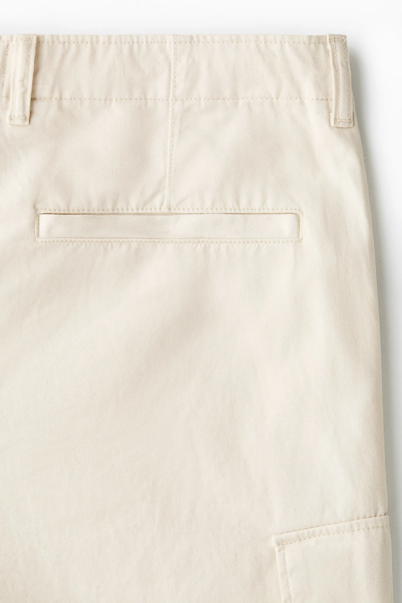 Pantalon cargo décontracté en coton