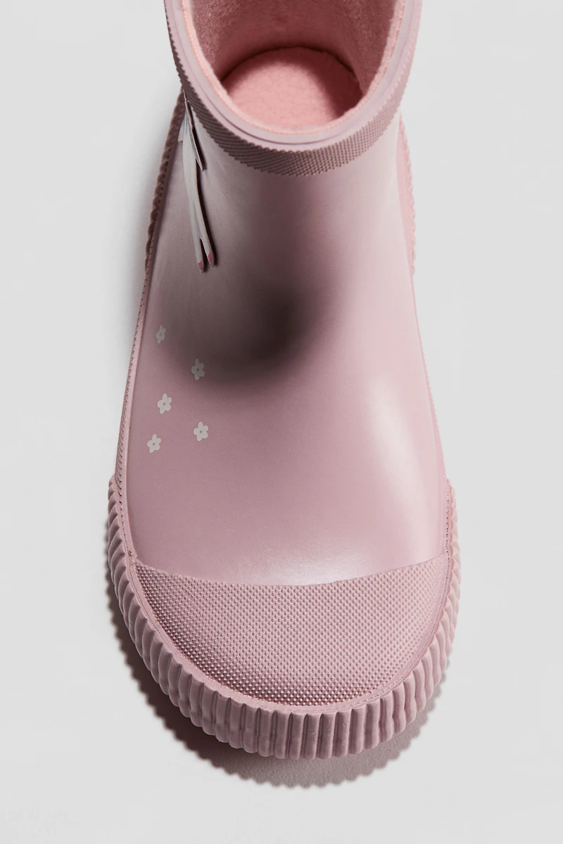 Fleece-Lined Rubber Boots